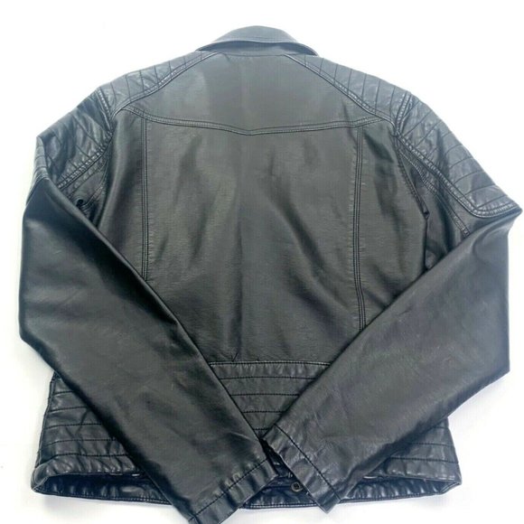 Billabong Womens Long Sleeve Zipper Moto Jacket - Picture 11 of 12